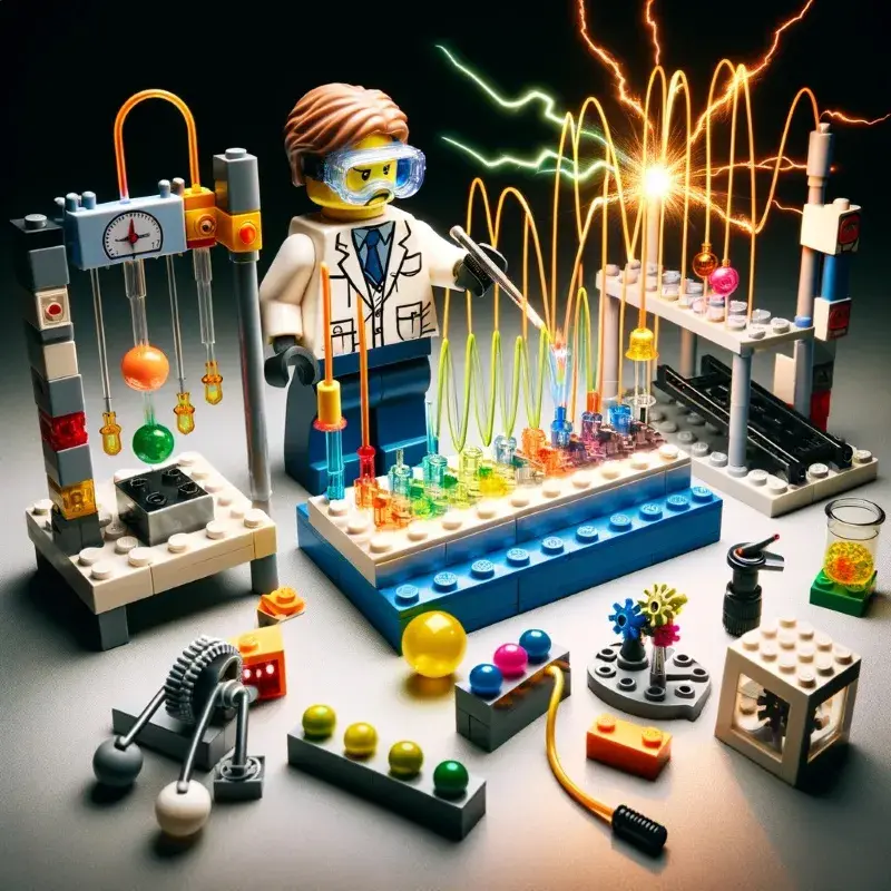 Eksperymenty z klockami - impuls i energia w zestawach LEGO